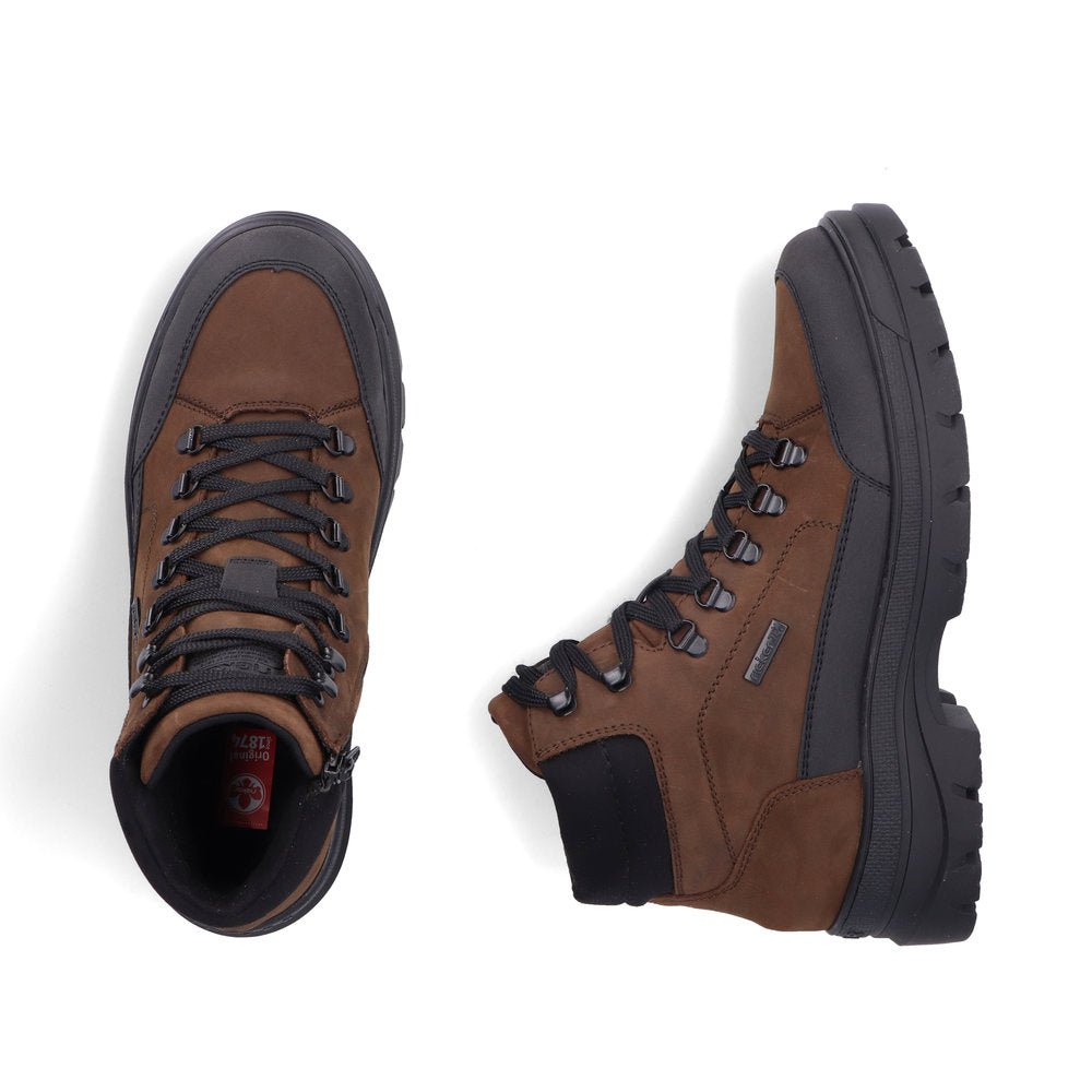 Ghete Barbati Piele Naturala Rieker RIEK F5411 - Rieker - amely.ro