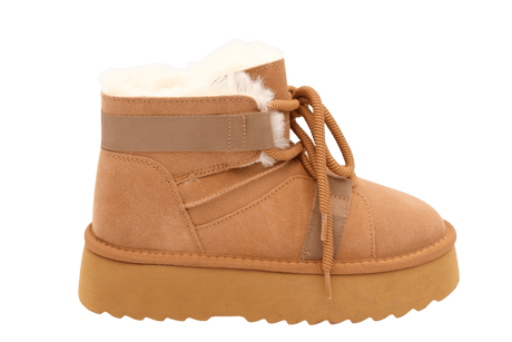 Ghete Dama Piele Naturala Caroli HONG WS-8 - Caroli - amely.ro