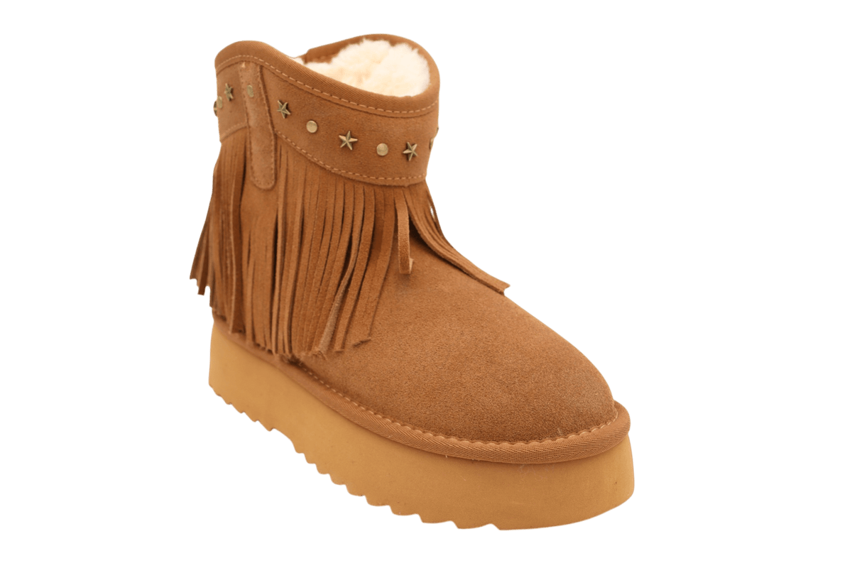 Ghete Dama Piele Naturala Karo HONG WS-9 - Karo - amely.ro