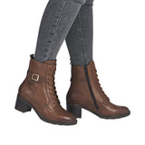 Ghete Dama Piele Naturala Remonte RIEK D2A74 - Remonte - amely.ro