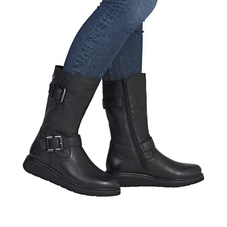 Ghete Dama Piele Naturala Remonte RIEK D3980 - Remonte - amely.ro