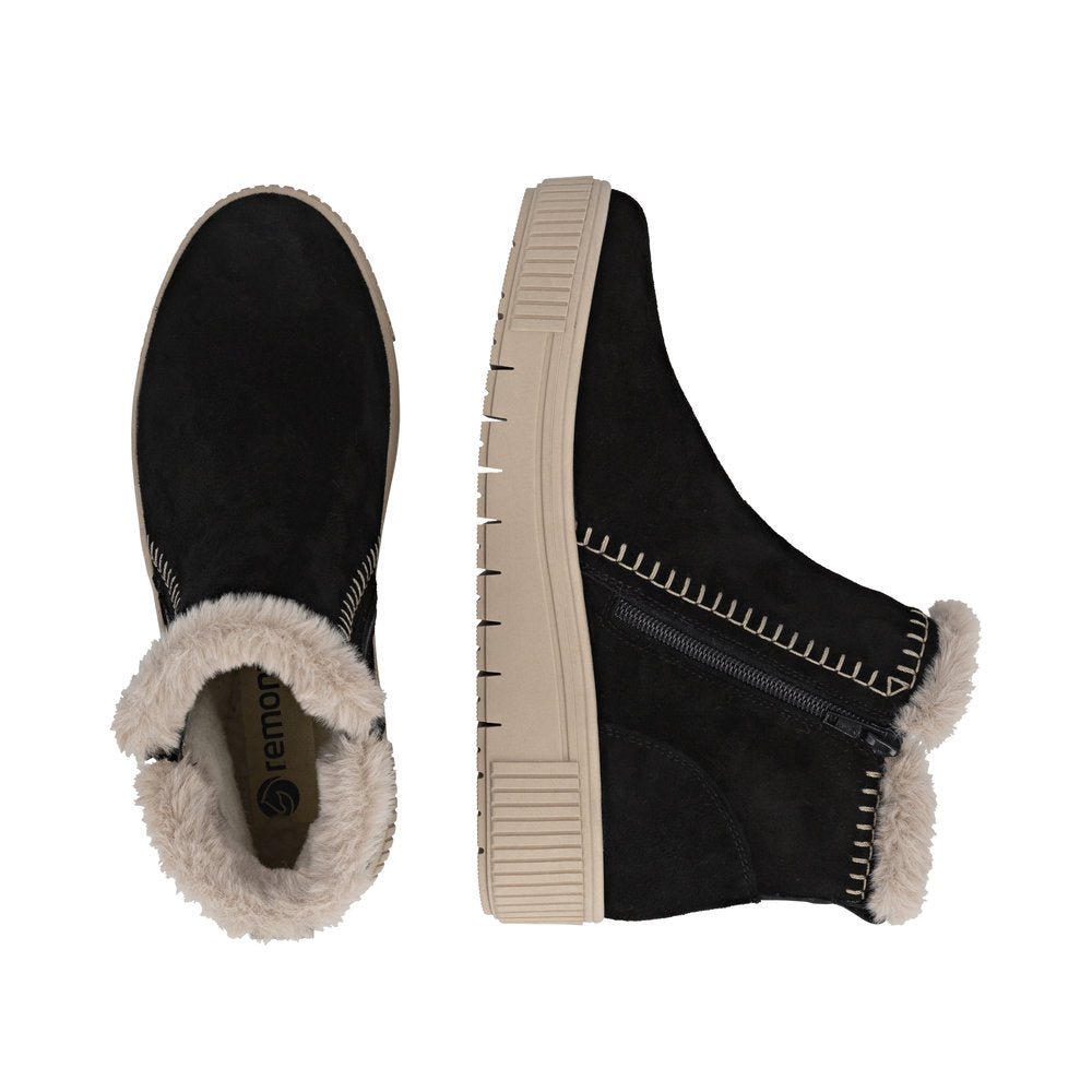 Ghete Dama Piele Naturala Remonte RIEK D3B70 - Remonte - amely.ro