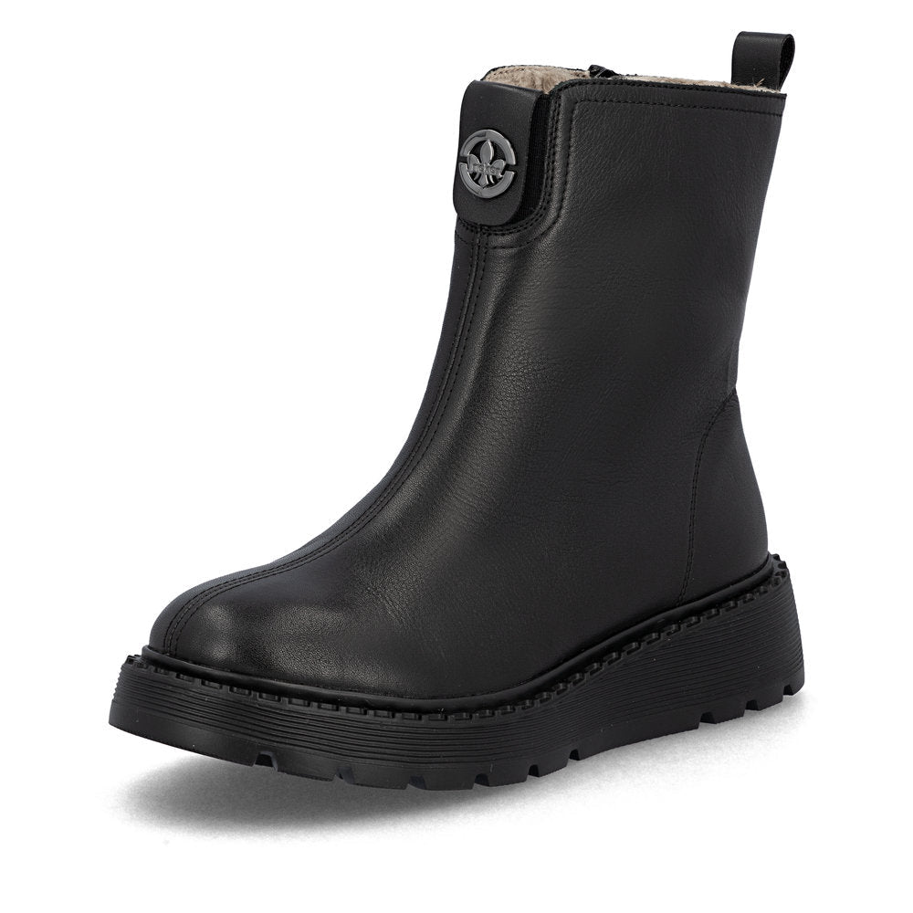 Ghete Dama Piele Naturala Rieker RIEK 70453 - Rieker - amely.ro