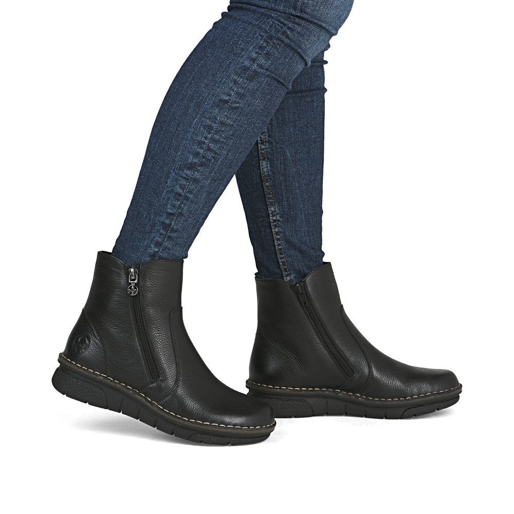 Ghete Dama Piele Naturala Rieker RIEK 73365 - Rieker - amely.ro