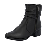 Ghete Dama Piele Naturala Rieker RIEK 78656 - Rieker - amely.ro