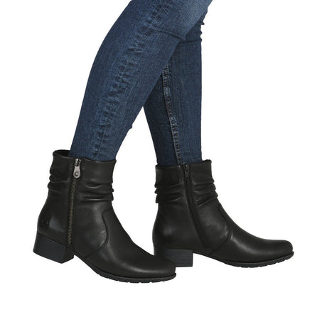 Ghete Dama Piele Naturala Rieker RIEK 78656 - Rieker - amely.ro