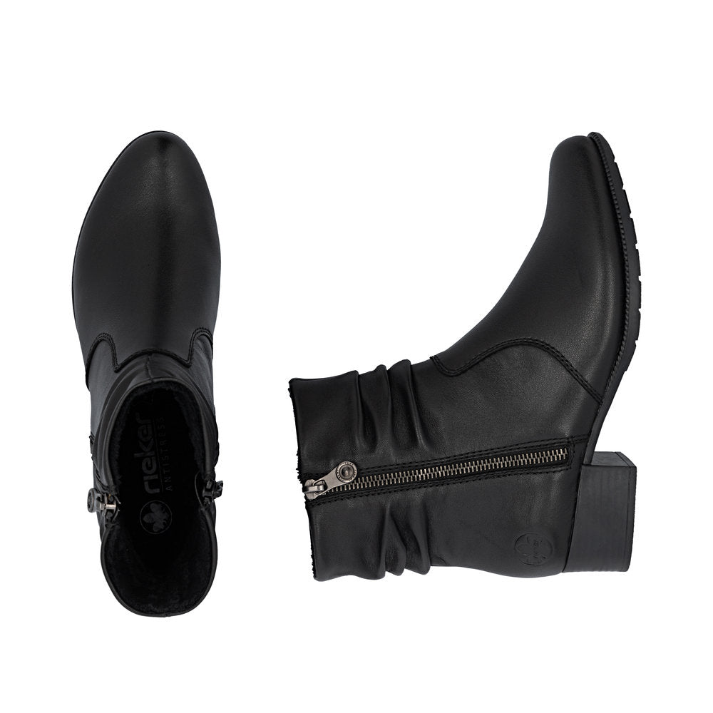 Ghete Dama Piele Naturala Rieker RIEK 78656 - Rieker - amely.ro