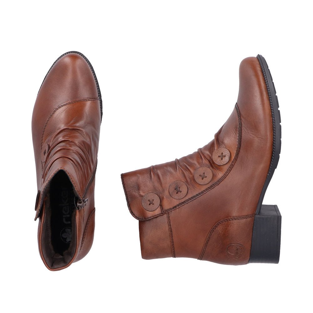 Ghete Dama Piele Naturala Rieker RIEK 78659 - Rieker - amely.ro