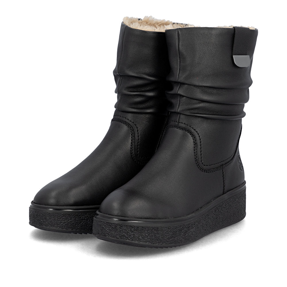 Ghete Dama Piele Naturala Rieker RIEK 78858 - Rieker - amely.ro