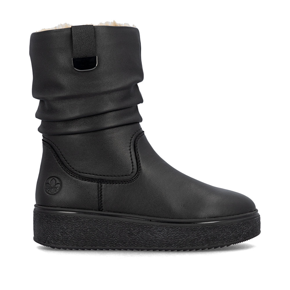 Ghete Dama Piele Naturala Rieker RIEK 78858 - Rieker - amely.ro