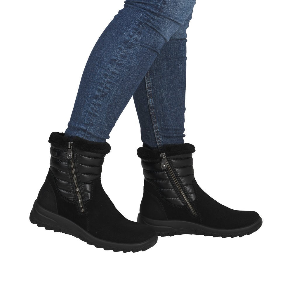 Ghete Dama Piele Naturala Rieker RIEK L7187 - Rieker - amely.ro