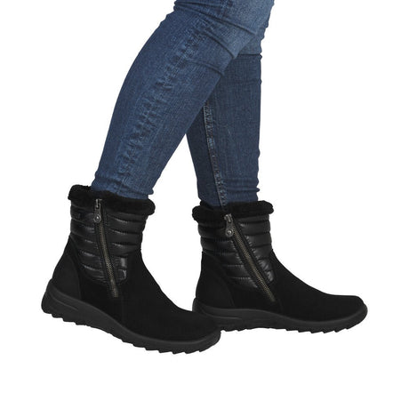 Ghete Dama Piele Naturala Rieker RIEK L7187 - Rieker - amely.ro