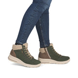 Ghete Dama Piele Naturala Rieker RIEK L7701 - Rieker - amely.ro