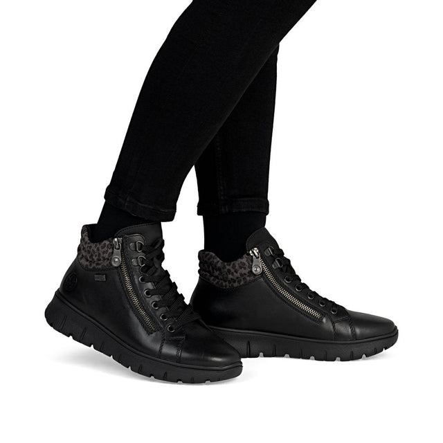 Ghete Dama Piele Naturala Rieker RIEK N1305 - Rieker - amely.ro
