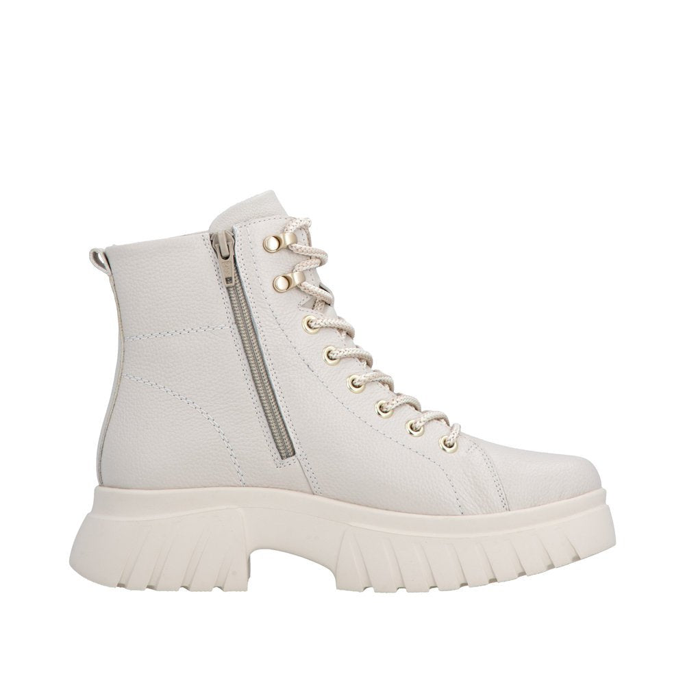 Ghete Dama Piele Naturala Rieker RIEK W1877 - Rieker - amely.ro