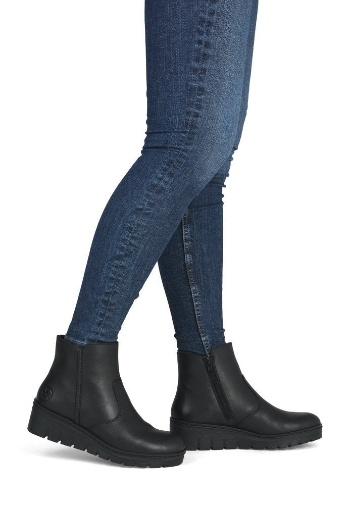 Ghete Dama Piele Naturala Rieker RIEK X9165 - Rieker - amely.ro