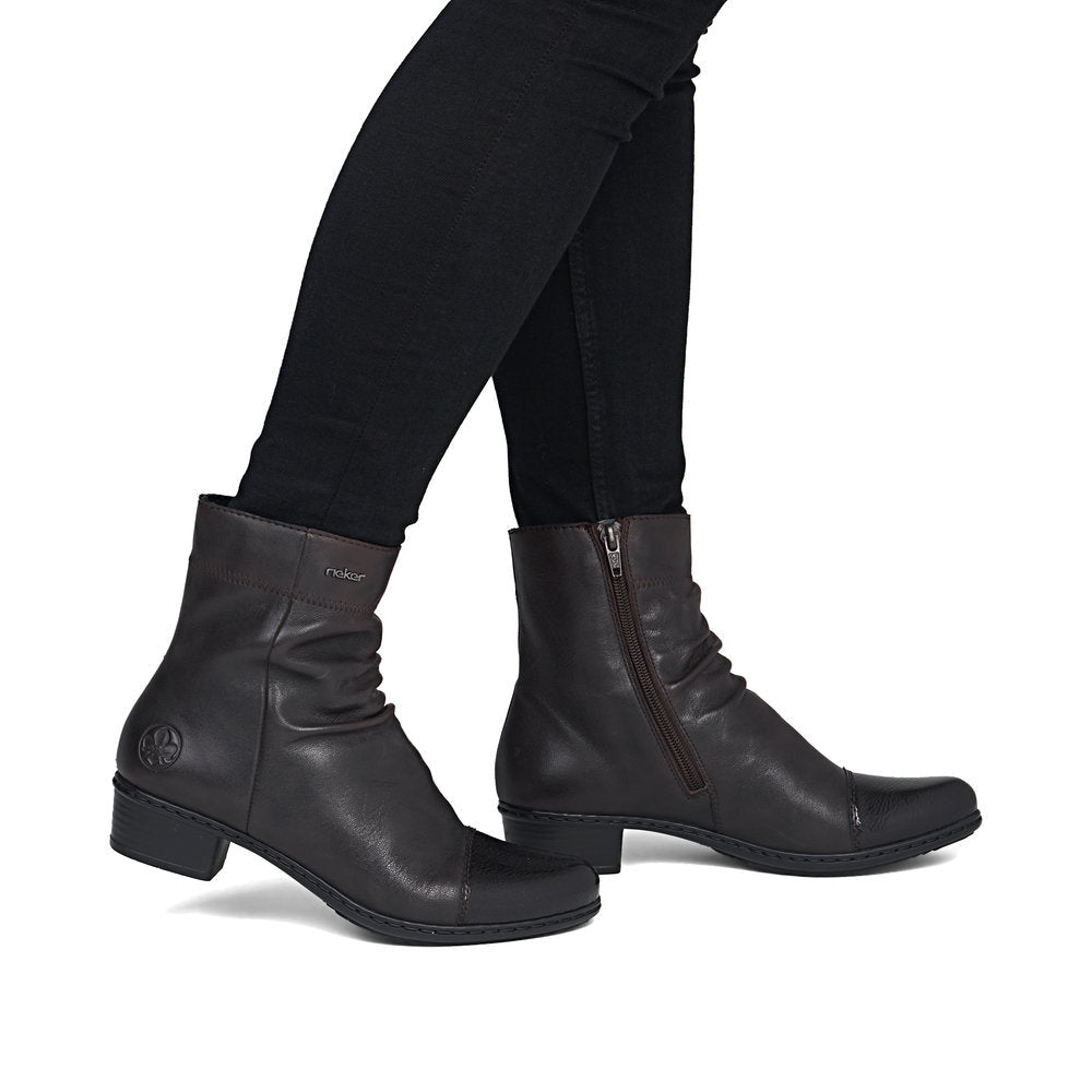 Ghete Dama Piele Naturala Rieker RIEK Y0773 - Rieker - amely.ro