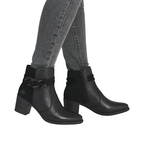 Ghete Dama Piele Naturala Rieker RIEK Y2066 - Rieker - amely.ro