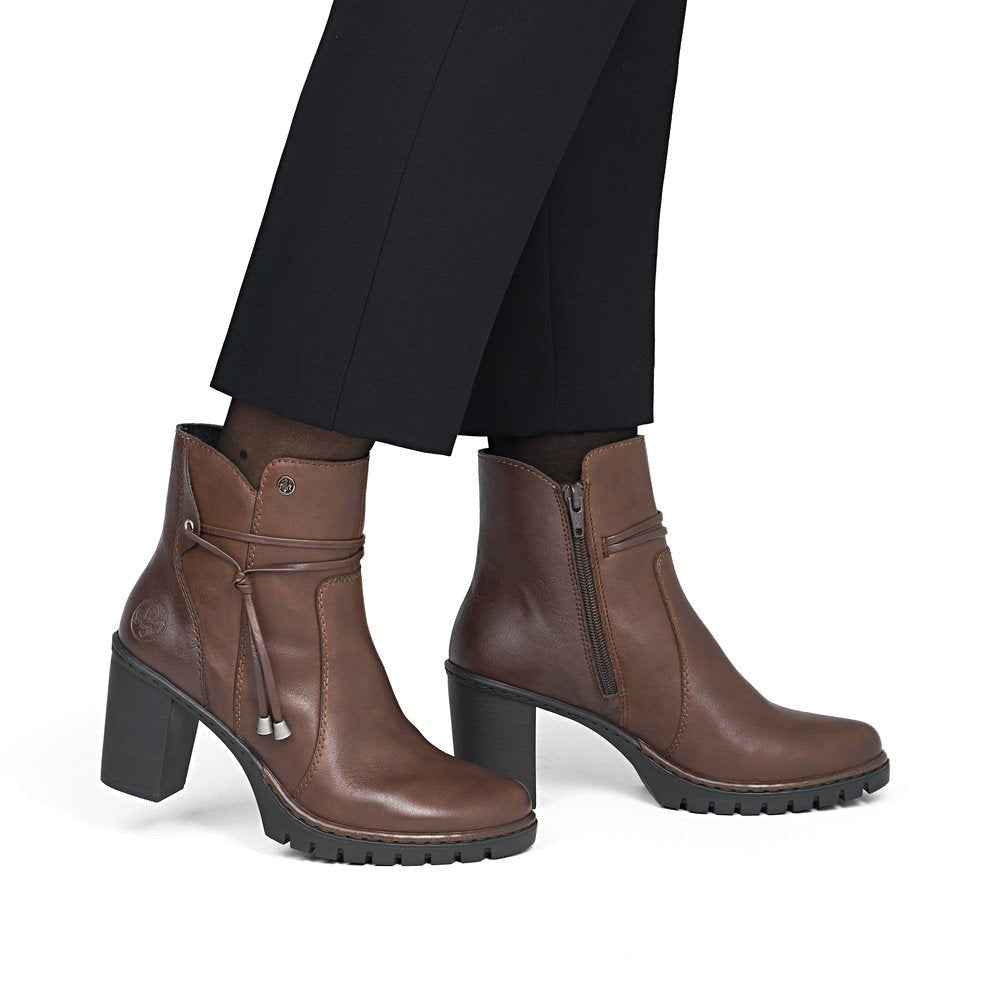 Ghete Dama Piele Naturala Rieker RIEK Y2567 - Rieker - amely.ro