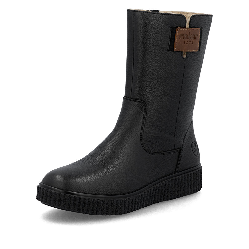 Ghete Dama Piele Naturala Rieker RIEK Y4355 - Rieker - amely.ro