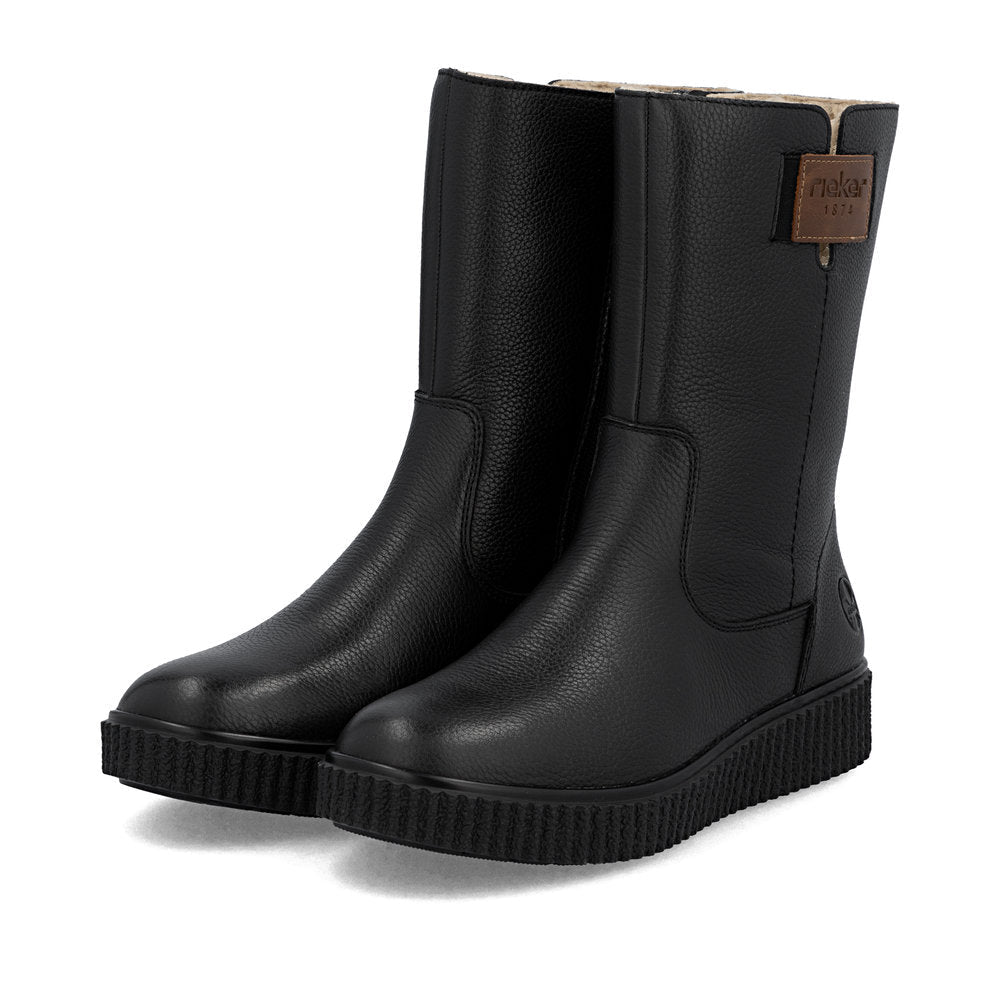 Ghete Dama Piele Naturala Rieker RIEK Y4355 - Rieker - amely.ro