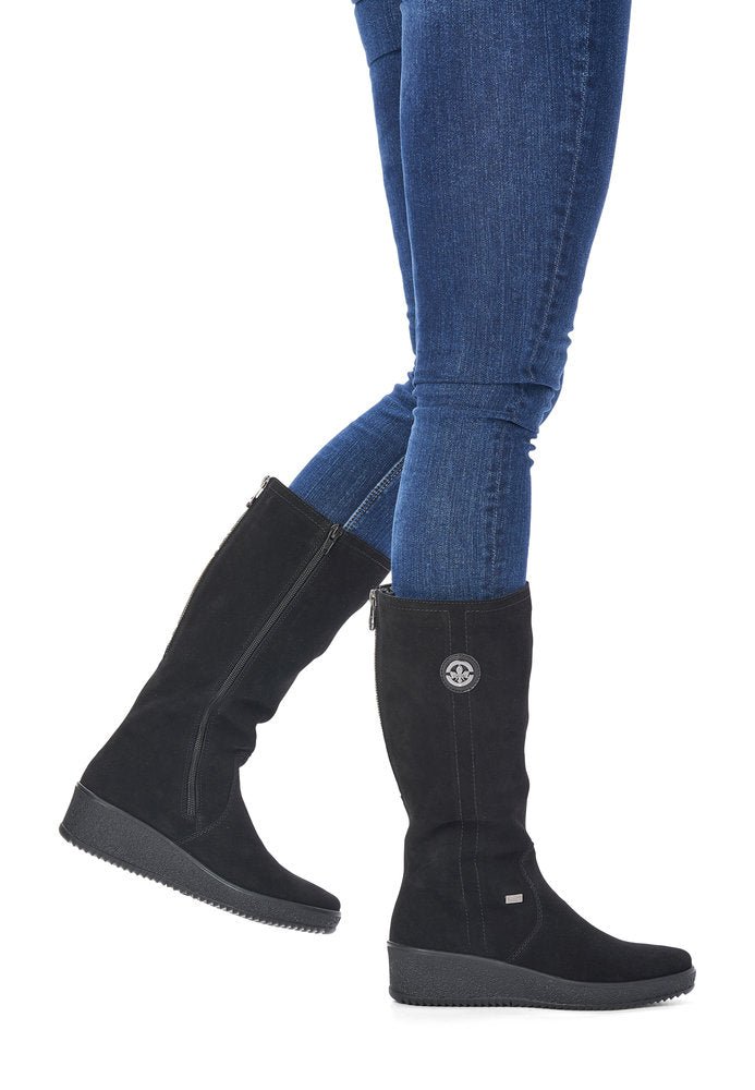 Ghete Dama Piele Naturala Rieker RIEK Y4470 - Rieker - amely.ro