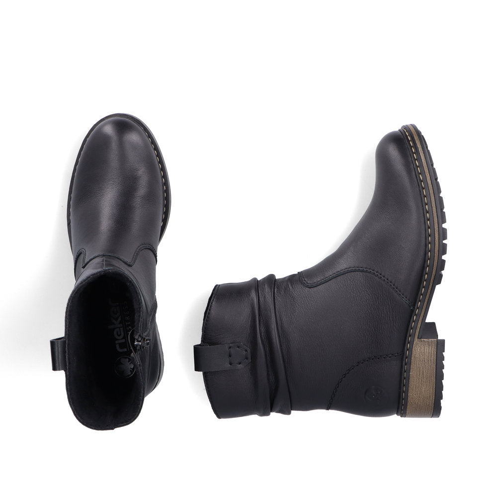 Ghete Dama Piele Naturala Rieker RIEK Z6883 - Rieker - amely.ro