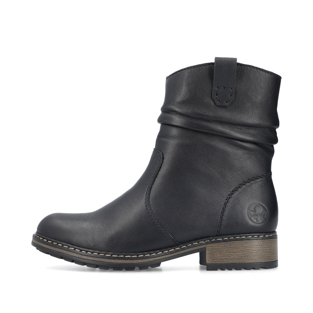 Ghete Dama Piele Naturala Rieker RIEK Z6883 - Rieker - amely.ro