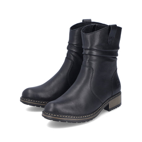 Ghete Dama Piele Naturala Rieker RIEK Z6883 - Rieker - amely.ro