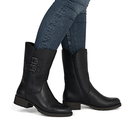 Ghete Dama Piele Naturala Rieker RIEK Z9571 - Rieker - amely.ro