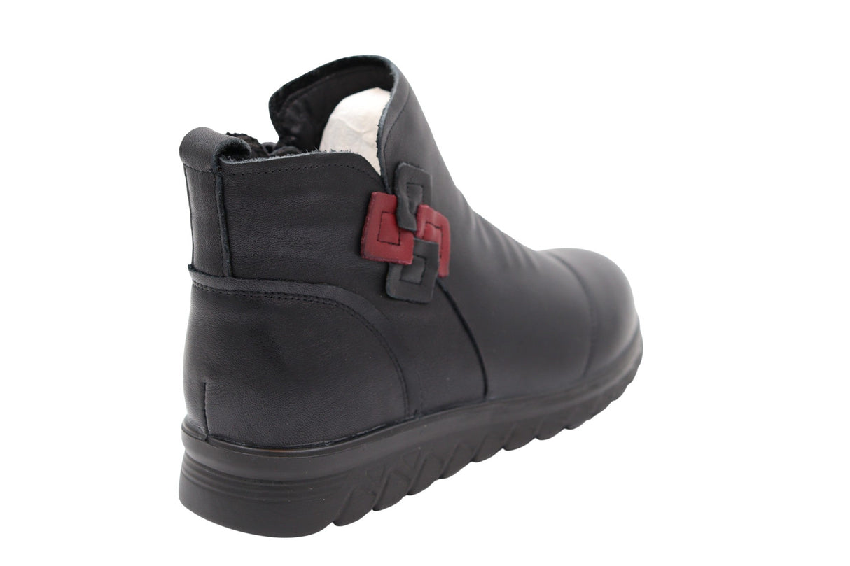 Ghete Dama Piele Naturala Stephano FENI 18053 - Stephano - amely.ro