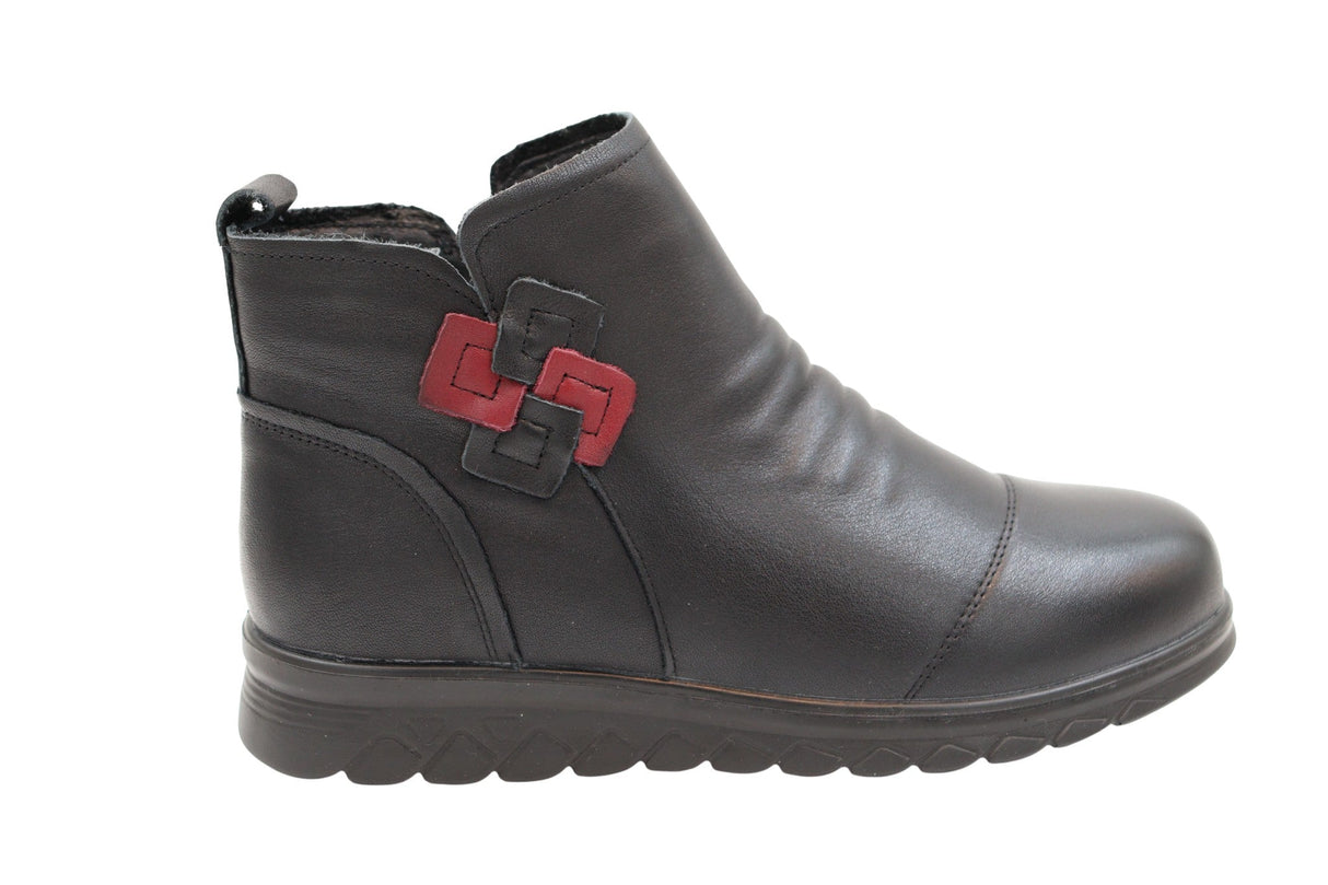 Ghete Dama Piele Naturala Stephano FENI 18053 - Stephano - amely.ro