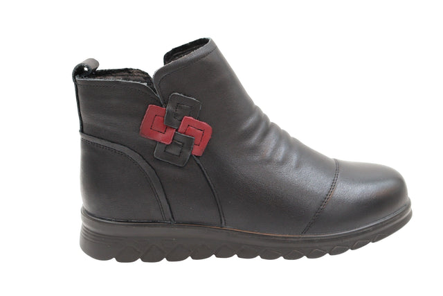 Ghete Dama Piele Naturala Stephano FENI 18053 - Stephano - amely.ro