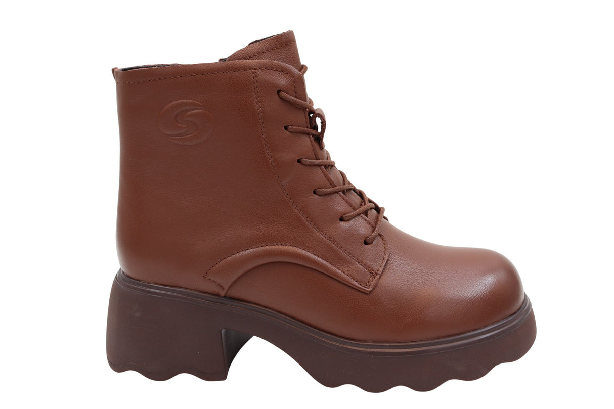 Ghete Dama Piele Naturala Stephano FENI 5008 - Stephano - amely.ro