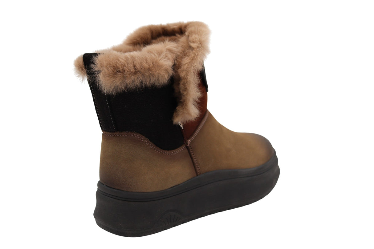 Ghete Dama Piele Naturala Stephano FENI 9981YM - Stephano - amely.ro