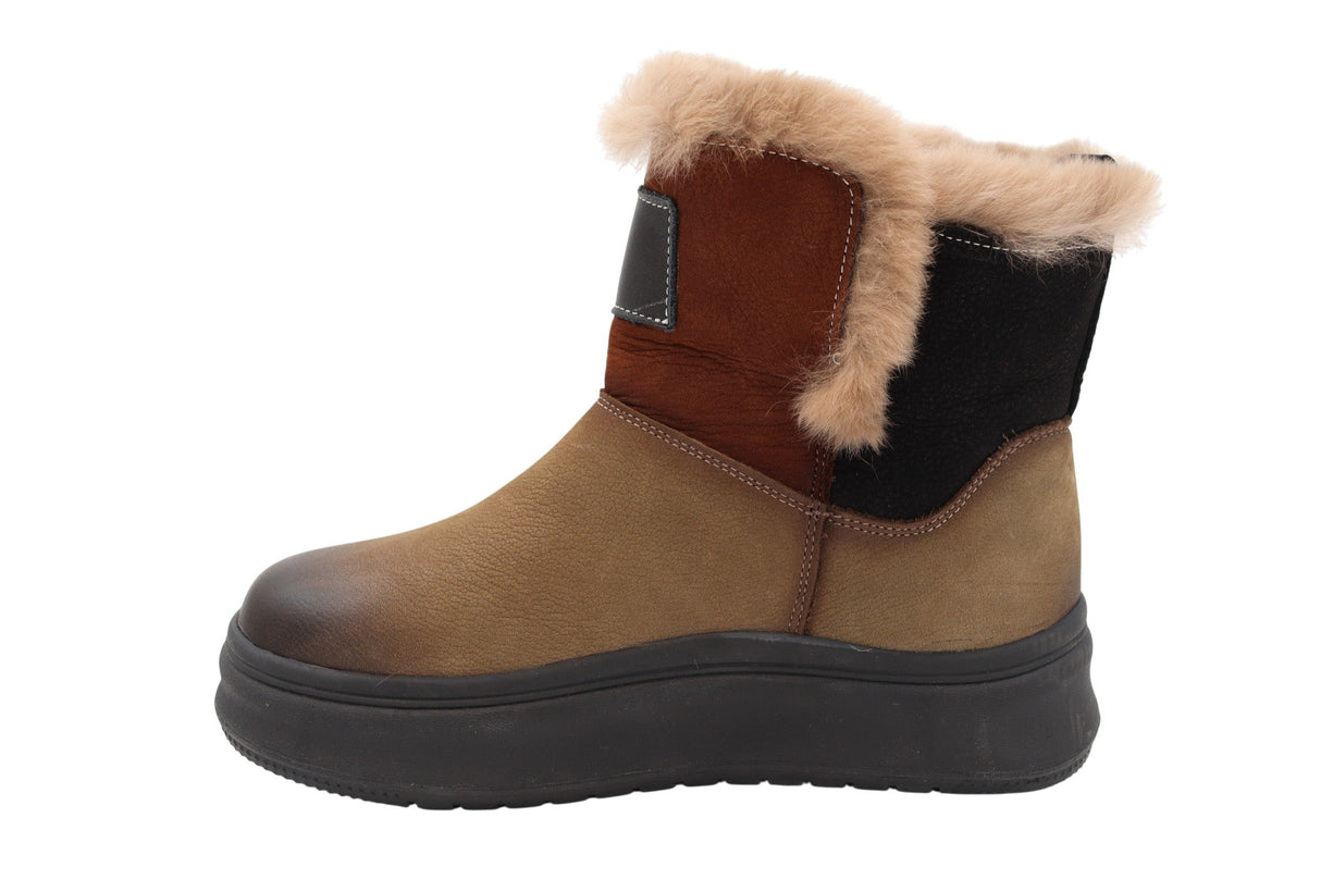 Ghete Dama Piele Naturala Stephano FENI 9981YM - Stephano - amely.ro