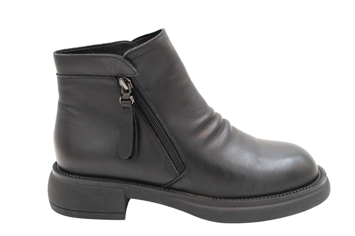 Ghete Dama Piele Naturala Stephano FENI 9A819 - Stephano - amely.ro