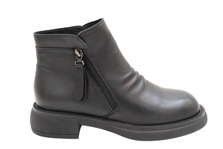 Ghete Dama Piele Naturala Stephano FENI 9A819 - Stephano - amely.ro