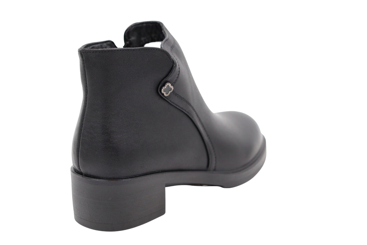 Ghete Dama Piele Naturala Stephano FENI M8018 - Stephano - amely.ro