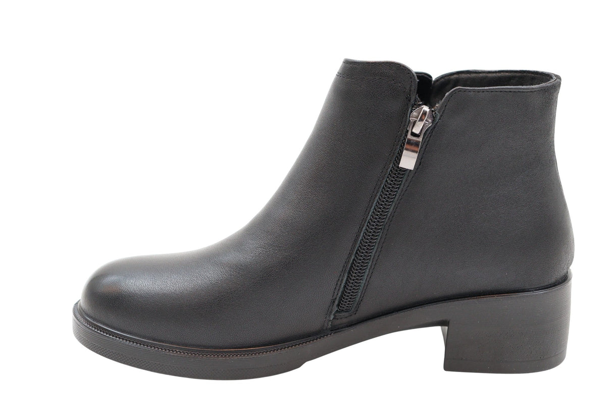 Ghete Dama Piele Naturala Stephano FENI M8018 - Stephano - amely.ro