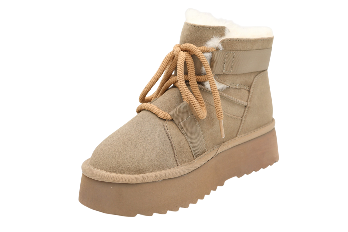 Ghete Dama Piele Naturala Caroli HONG WS-8 - imaginea 3