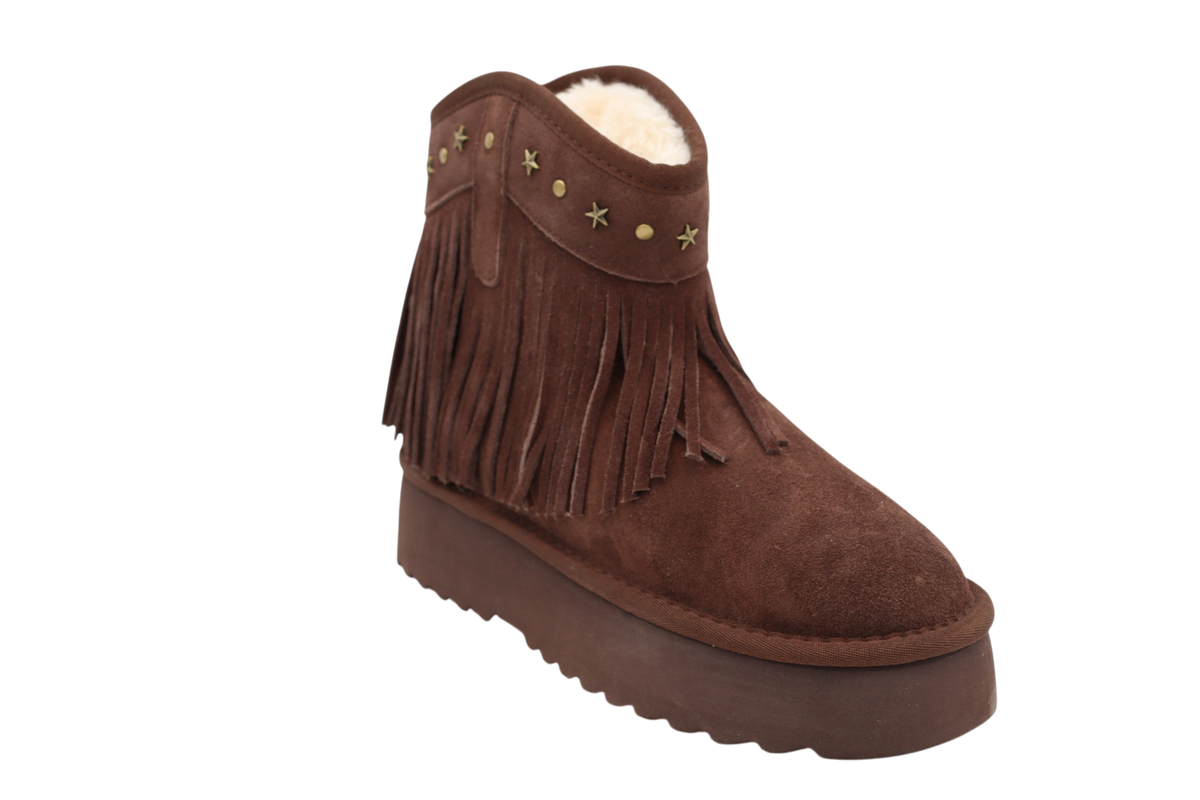Ghete Dama Piele Naturala Caroli HONG WS-9 - imaginea 2