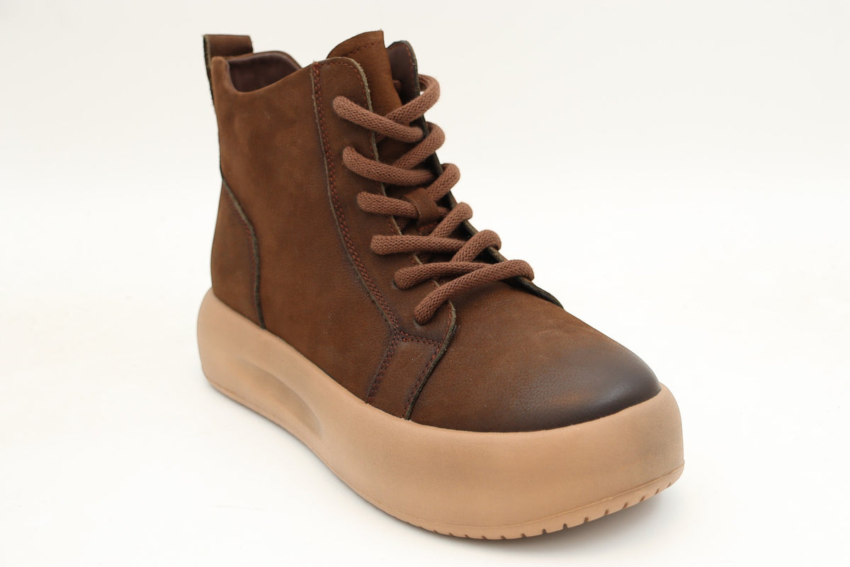 Ghete Dama Piele Naturala Feeling BELL 86683 Maro - imaginea 2