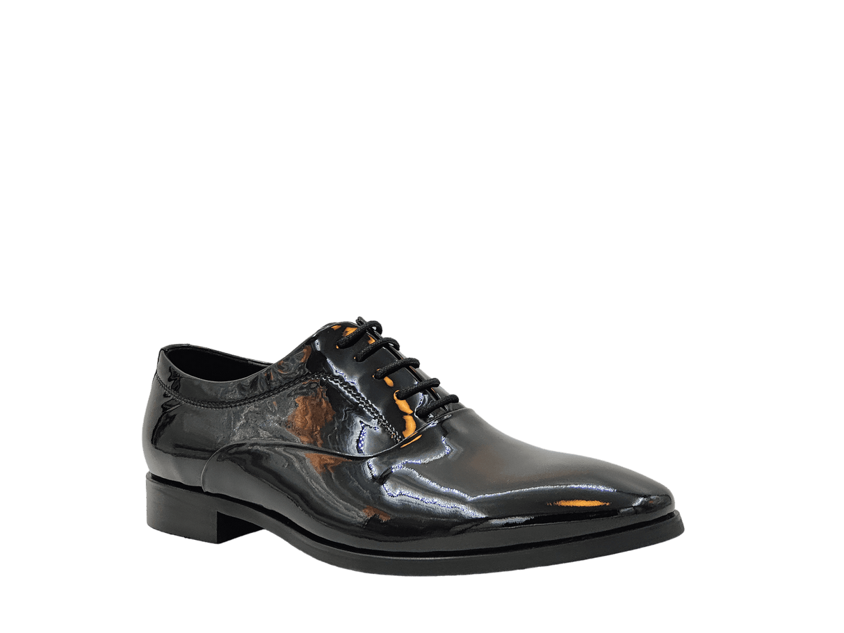 Pantofi Barbati Eleganti Franky Piele Naturala Lacuita Feni 2103-51 - Franky - amely.ro