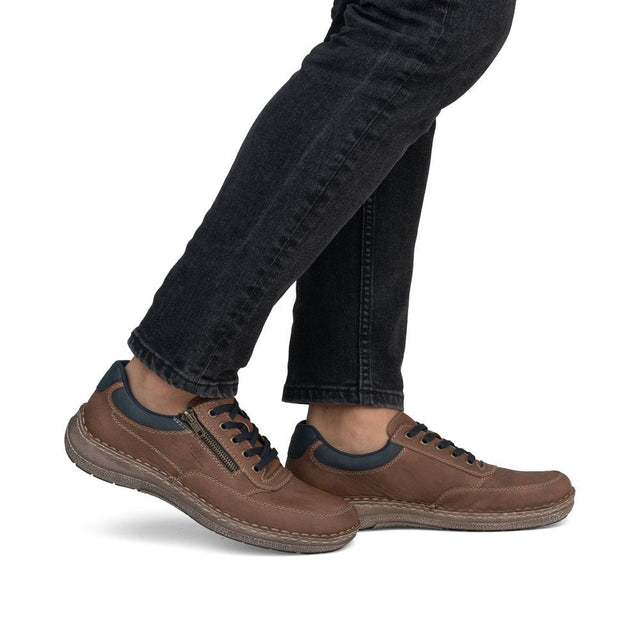 Pantofi Barbati Piele Naturala Rieker RIEK 03006 - Rieker - amely.ro