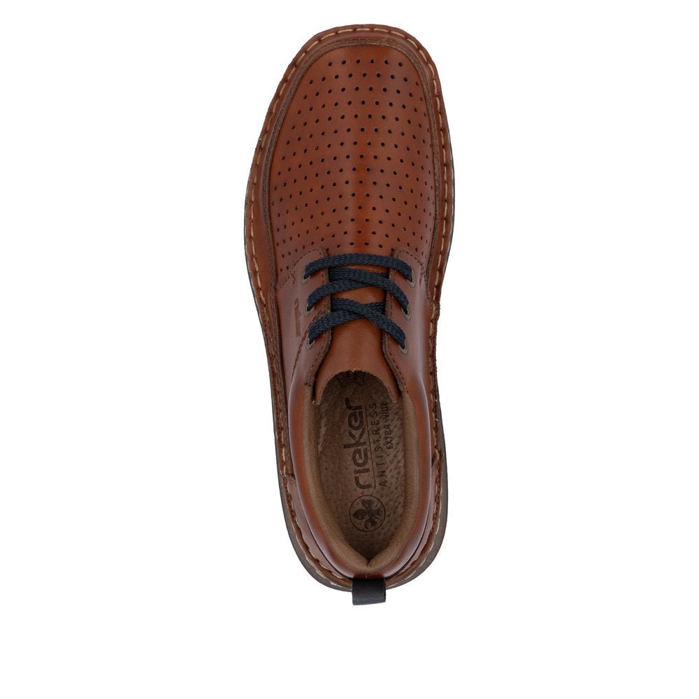 Pantofi Barbati Piele Naturala Rieker RIEK 03007 - Rieker - amely.ro