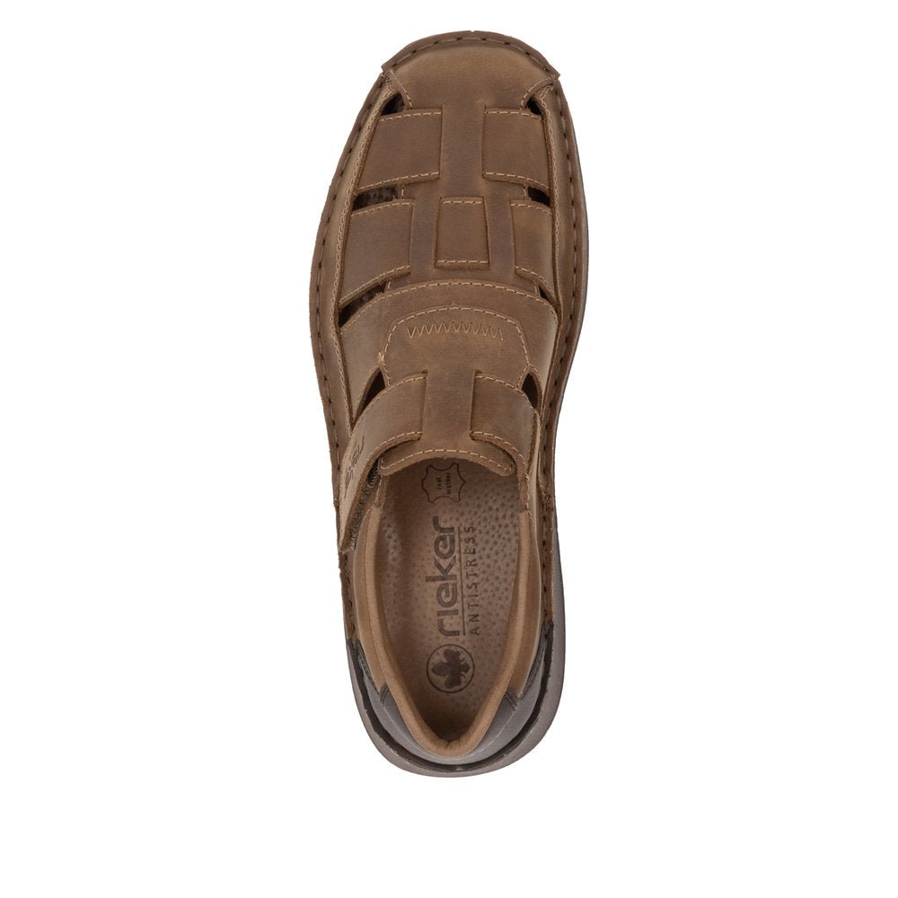 Pantofi Barbati Piele Naturala Rieker RIEK 03078 - Rieker - amely.ro