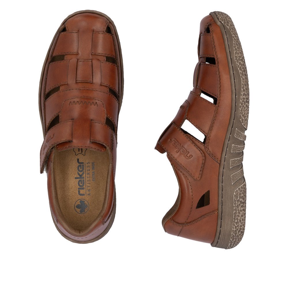 Pantofi Barbati Piele Naturala Rieker RIEK 03578 - Rieker - amely.ro