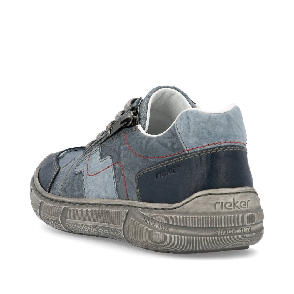 Pantofi Barbati Piele Naturala Rieker RIEK 04004 - Rieker - amely.ro