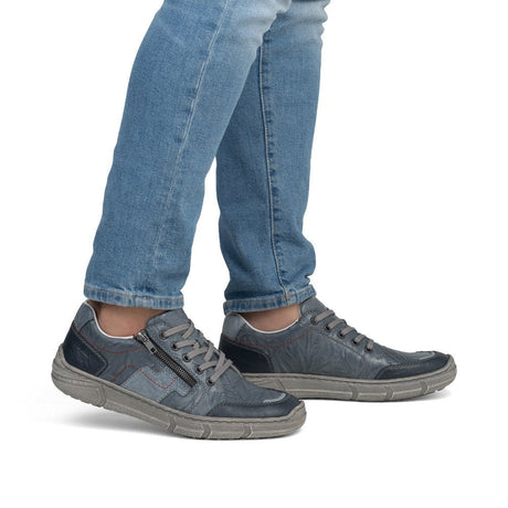 Pantofi Barbati Piele Naturala Rieker RIEK 04004 - Rieker - amely.ro